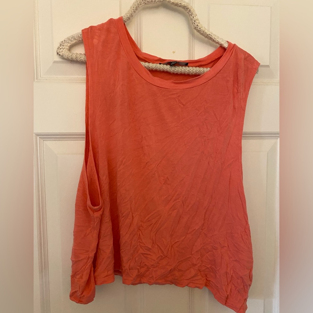 Coral Sleeveless Women's Top